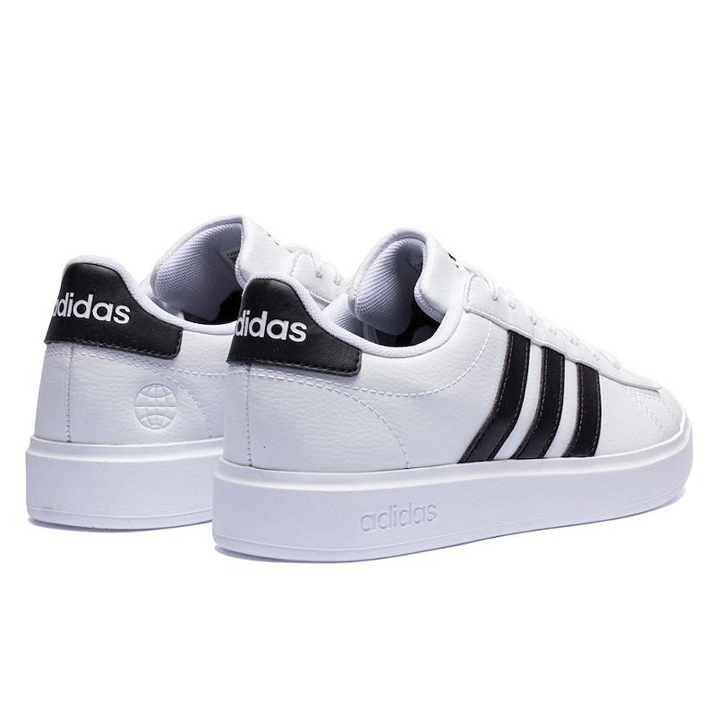 Tenis Adidas Grand Court 2.0 Feminino Branco/Preto 3