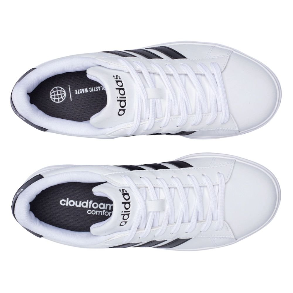 Tenis Adidas Grand Court 2.0 Masculino Branco/Preto 5