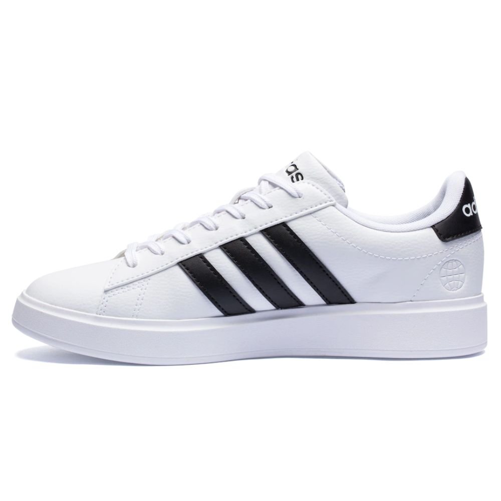 Tenis Adidas Grand Court 2.0 Masculino Branco/Preto 4