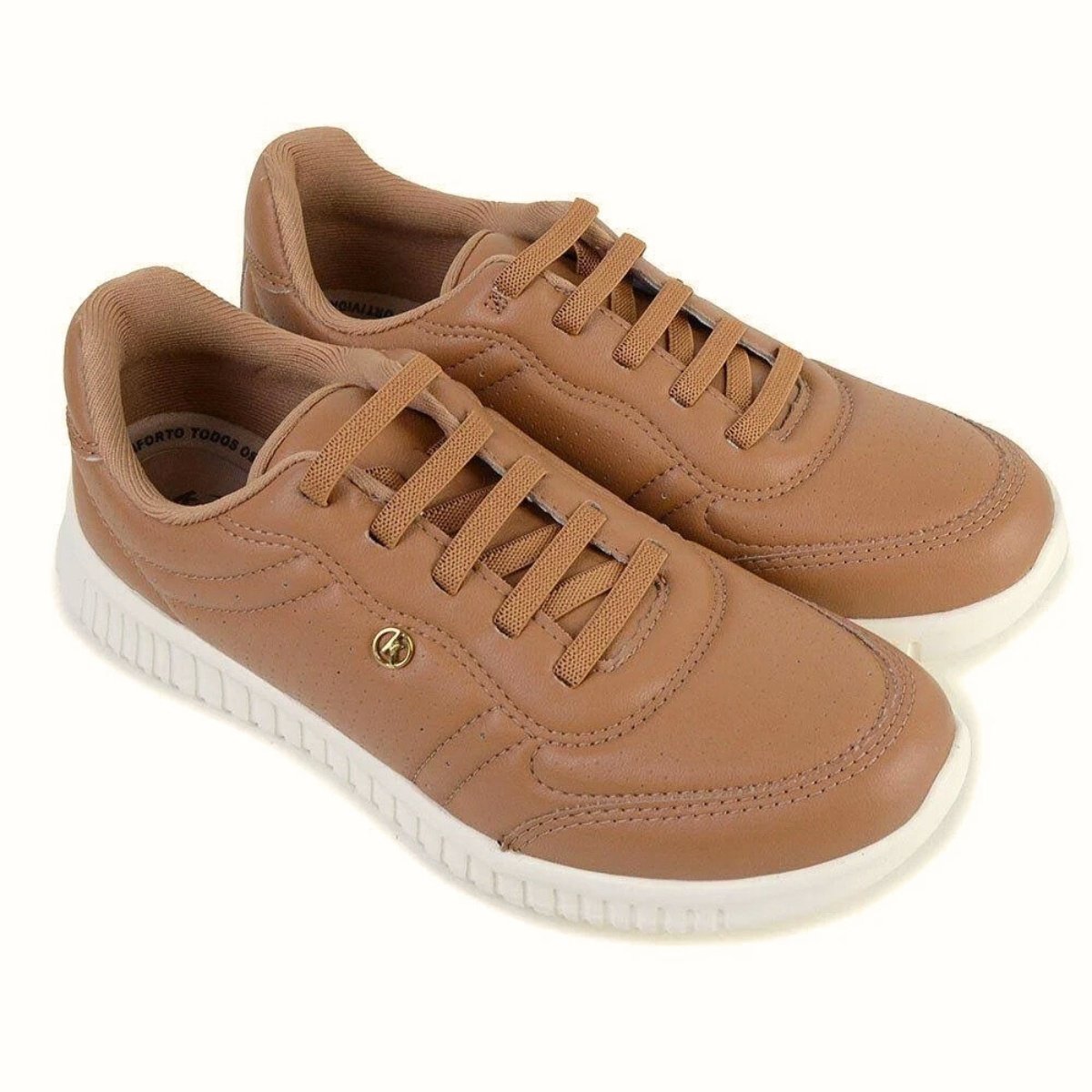 Tenis Feminino Casual Kolosh Almeria Marrom 5