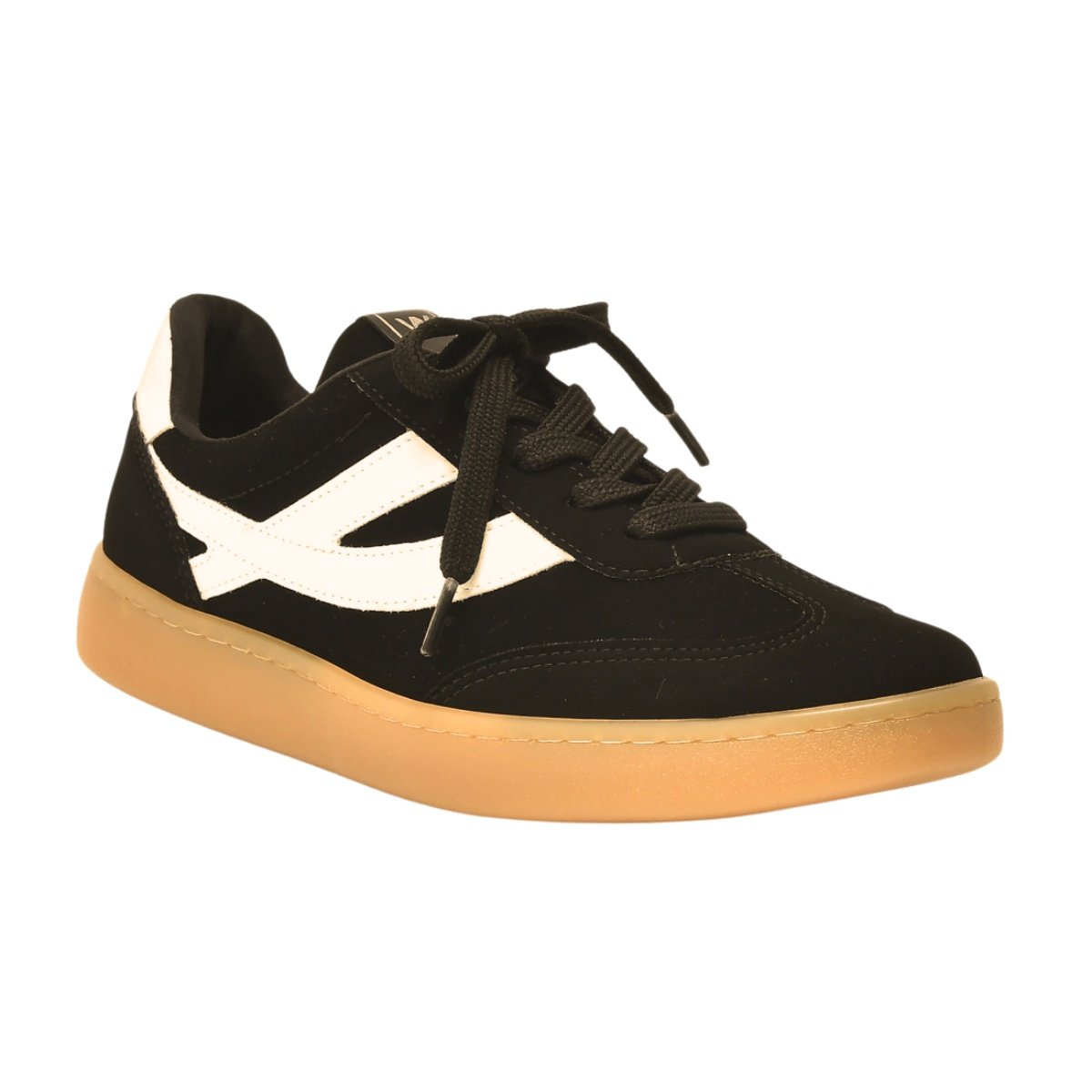 Tenis Via Marte Casual Feminino Flatform Preto Preto 2