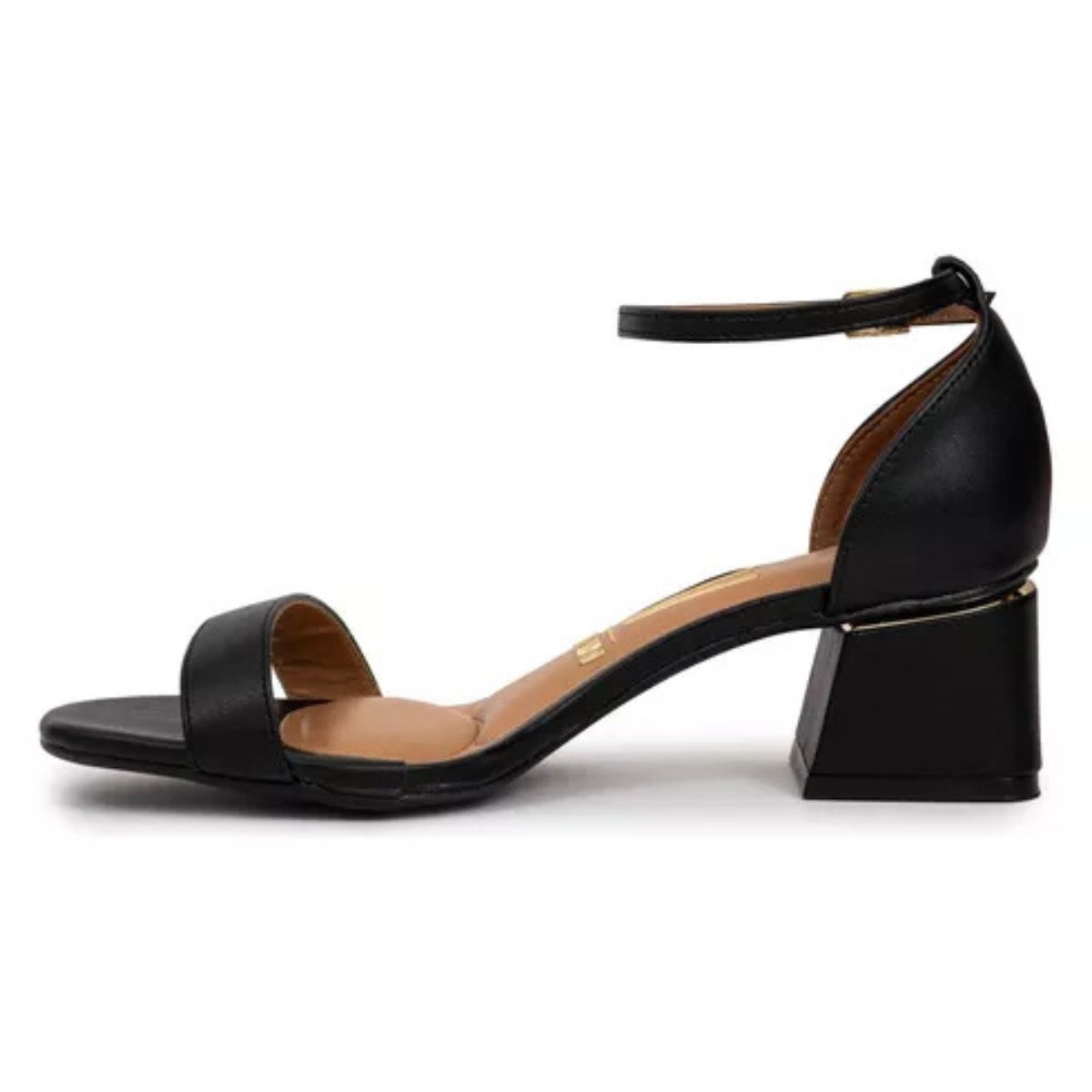 Sandalia Feminina Salto Bloco Vizzano Preto 5