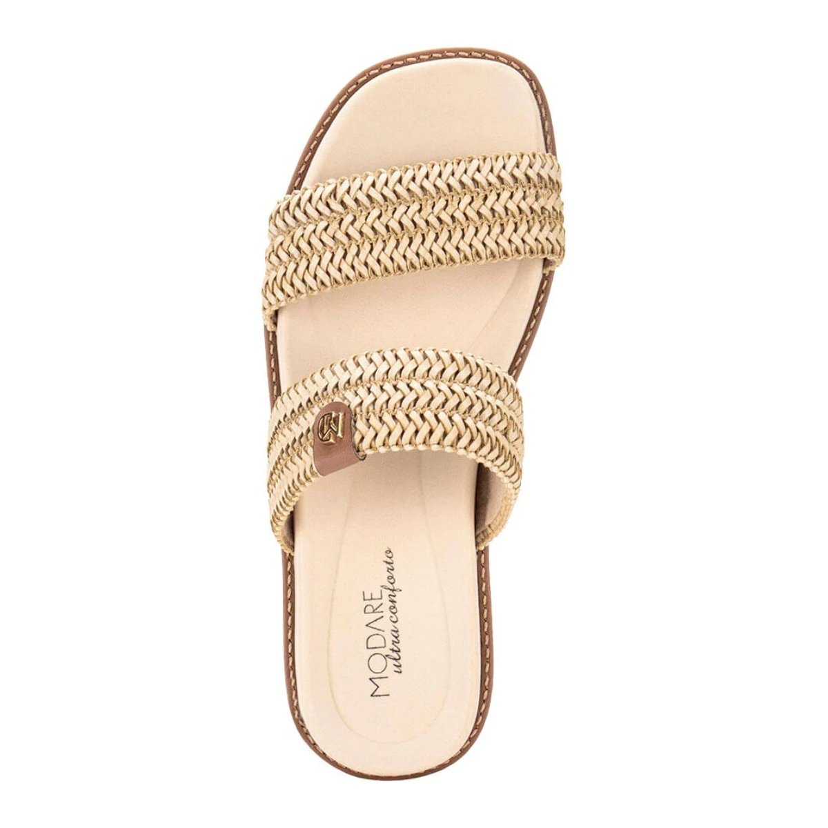 Chinelo Modare Rasteira Ultra Conforto Feminino Bege 3