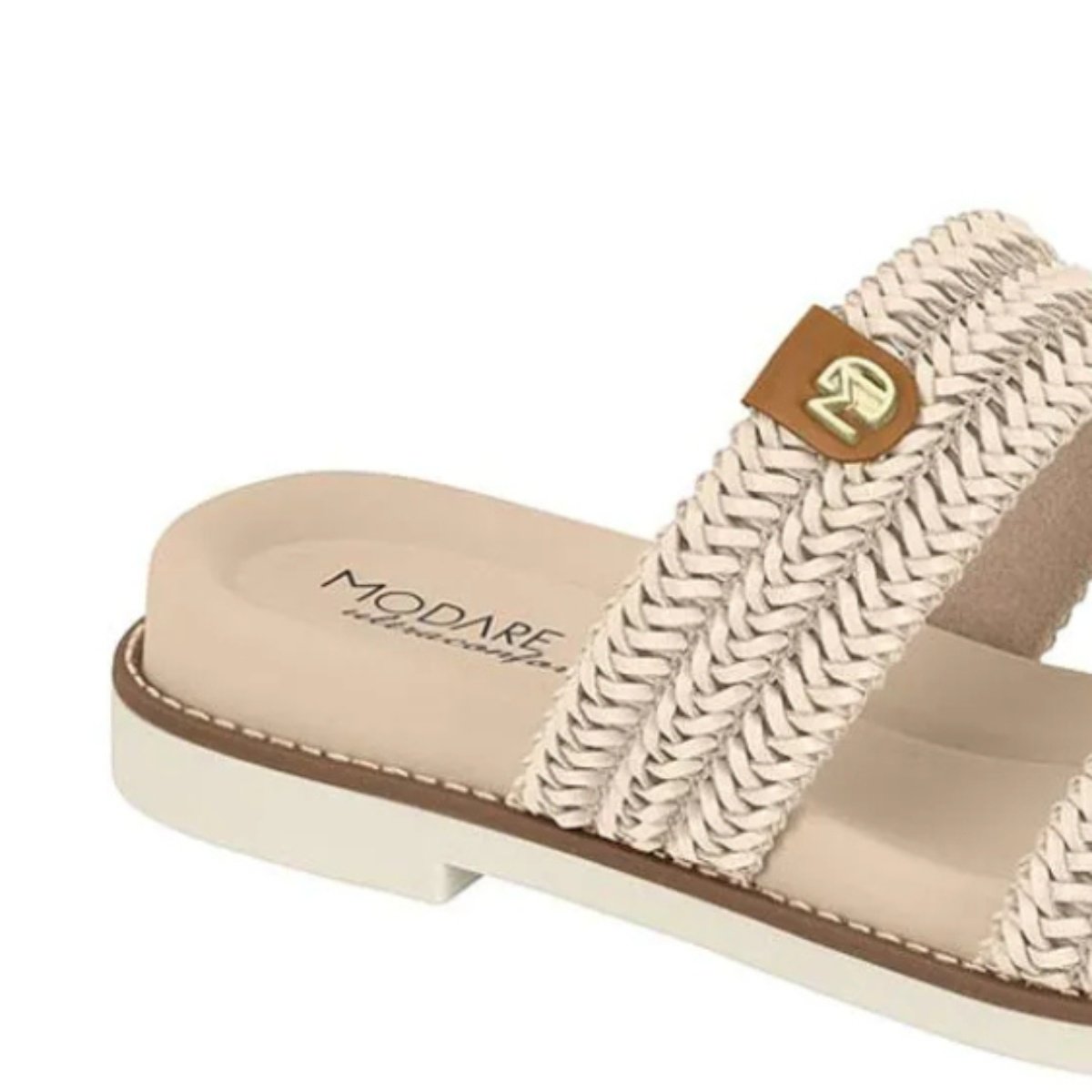 Chinelo Modare Rasteira Ultra Conforto Feminino Bege 6