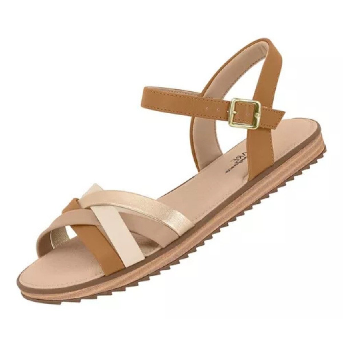 Sandalia Feminina Modare Casual Ultra Conforto Bege 6
