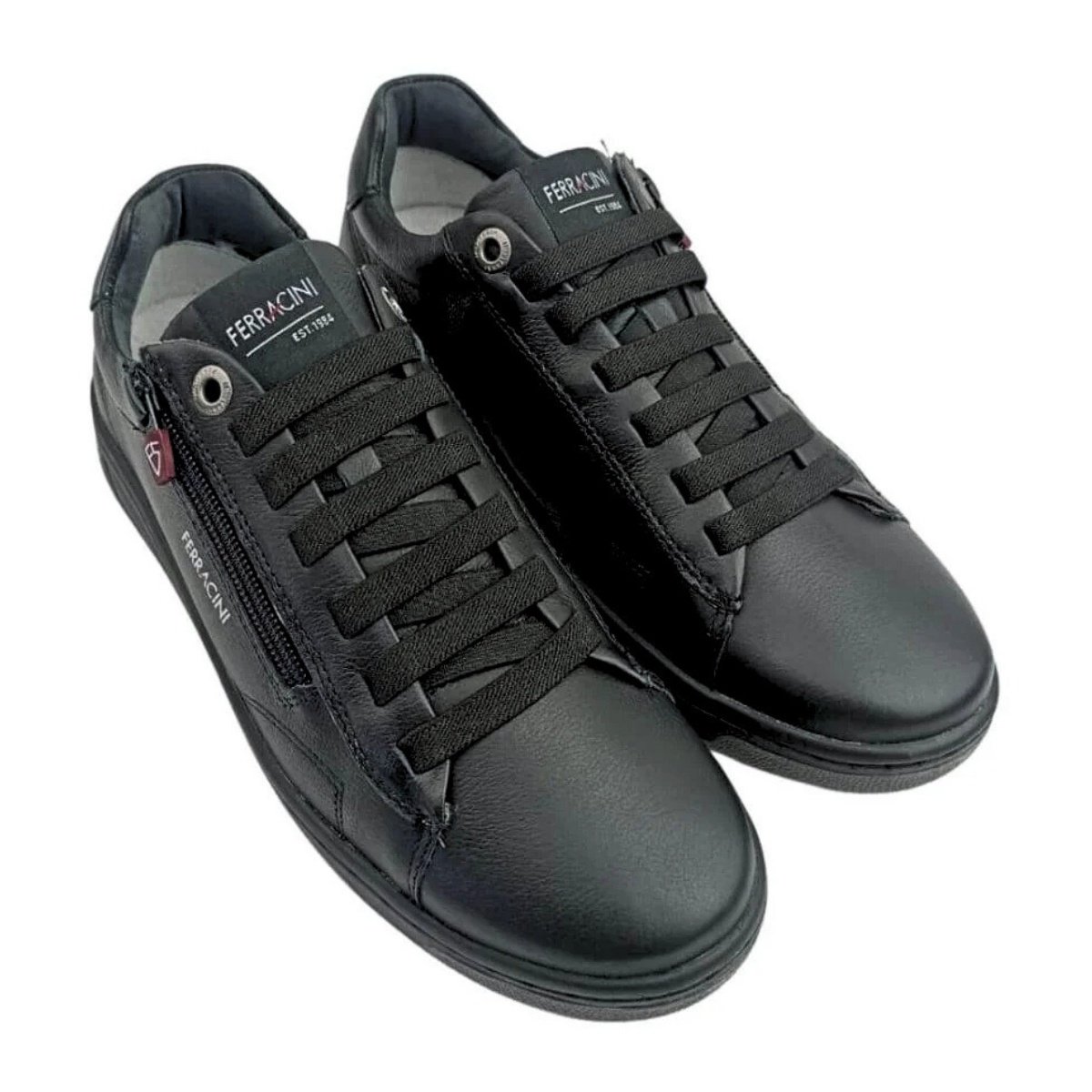 Sapatenis Ferracini Masculino Vox Couro Preto Preto 2