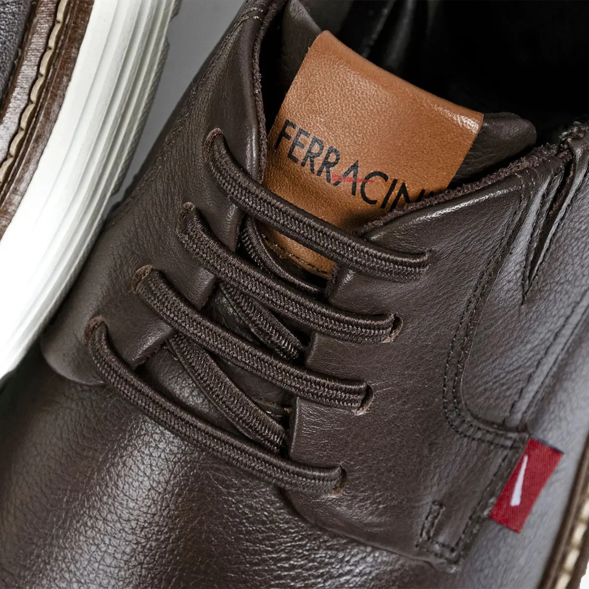 Sapato Social Ferracini Full Masculino Couro Marrom 5