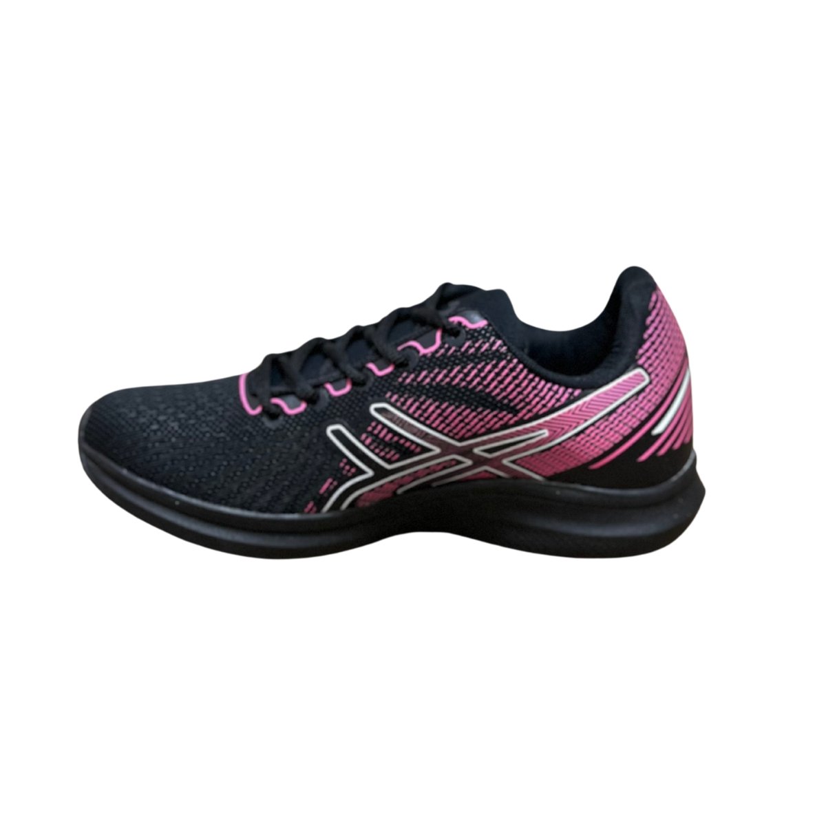 Tenis Feminino K2 Esportivo Caminhada Academia Preto/Rosa 2