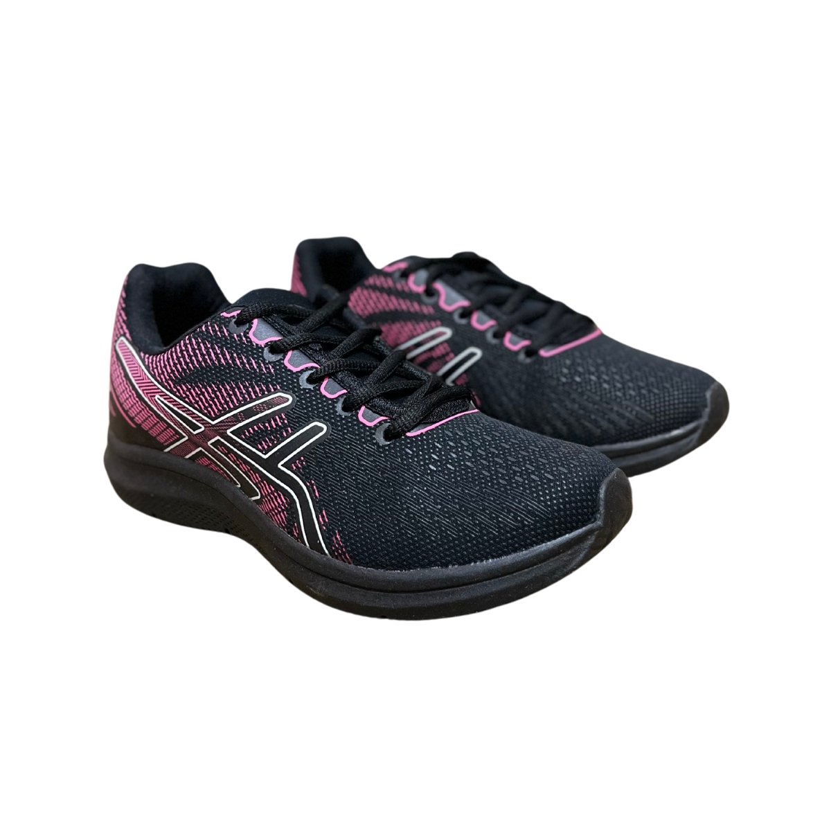 Tenis Feminino K2 Esportivo Caminhada Academia Preto/Rosa 5