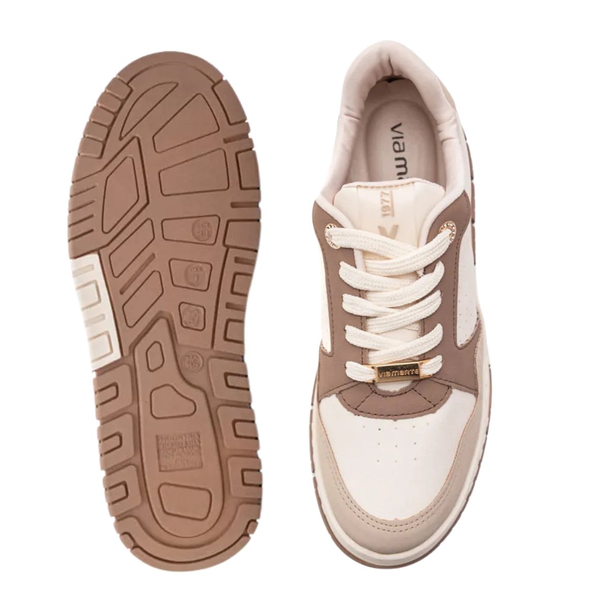 Tenis Feminino Via Marte Casual Saara Bege 4