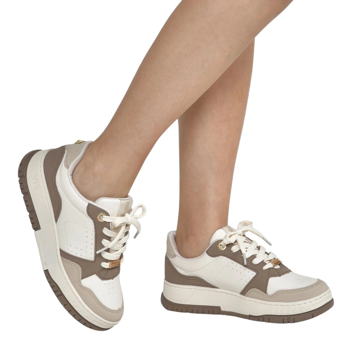 Tenis Feminino Via Marte Casual Saara Bege 5