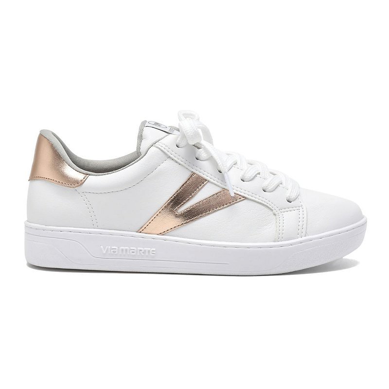 Tenis Via Marte Casual Feminino 22-9409 Branco 2
