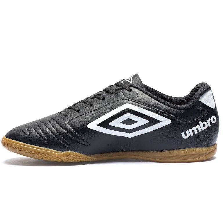 Chuteira Futsal Umbro Class Preto/Branco 1