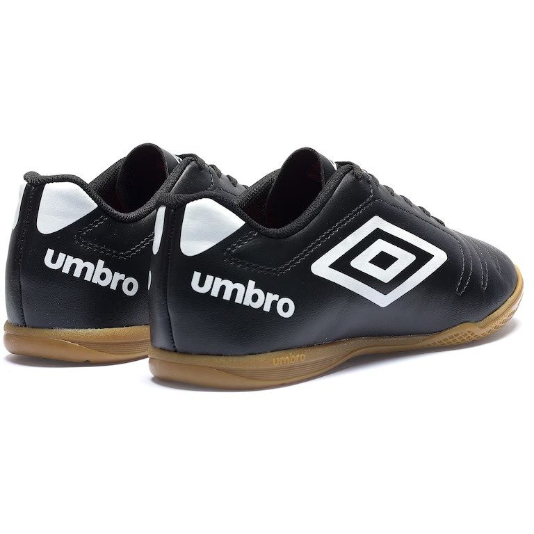 Chuteira Futsal Umbro Class Preto/Branco 3