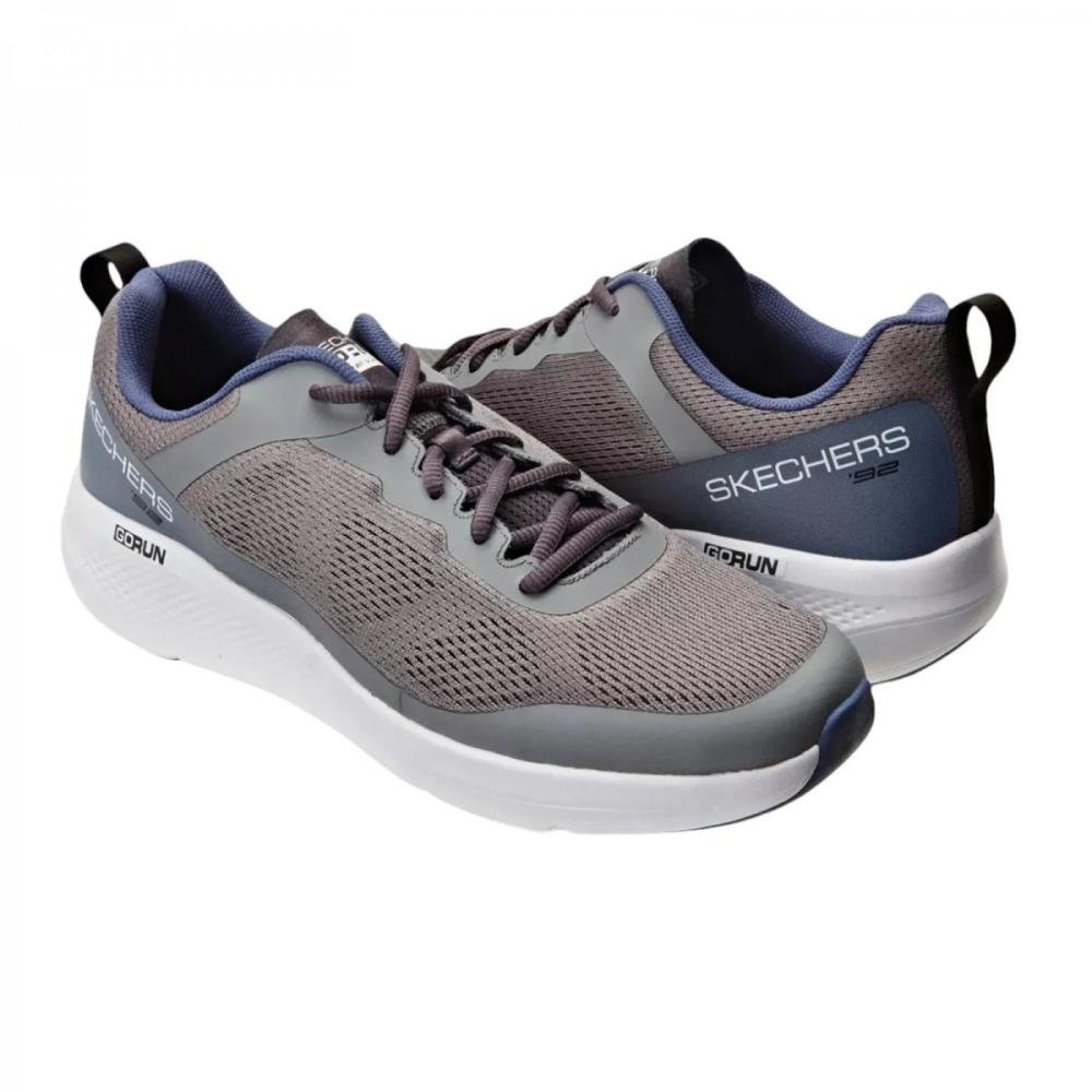 Tenis Skechers Go Run Elevate Masculino Cinza 4