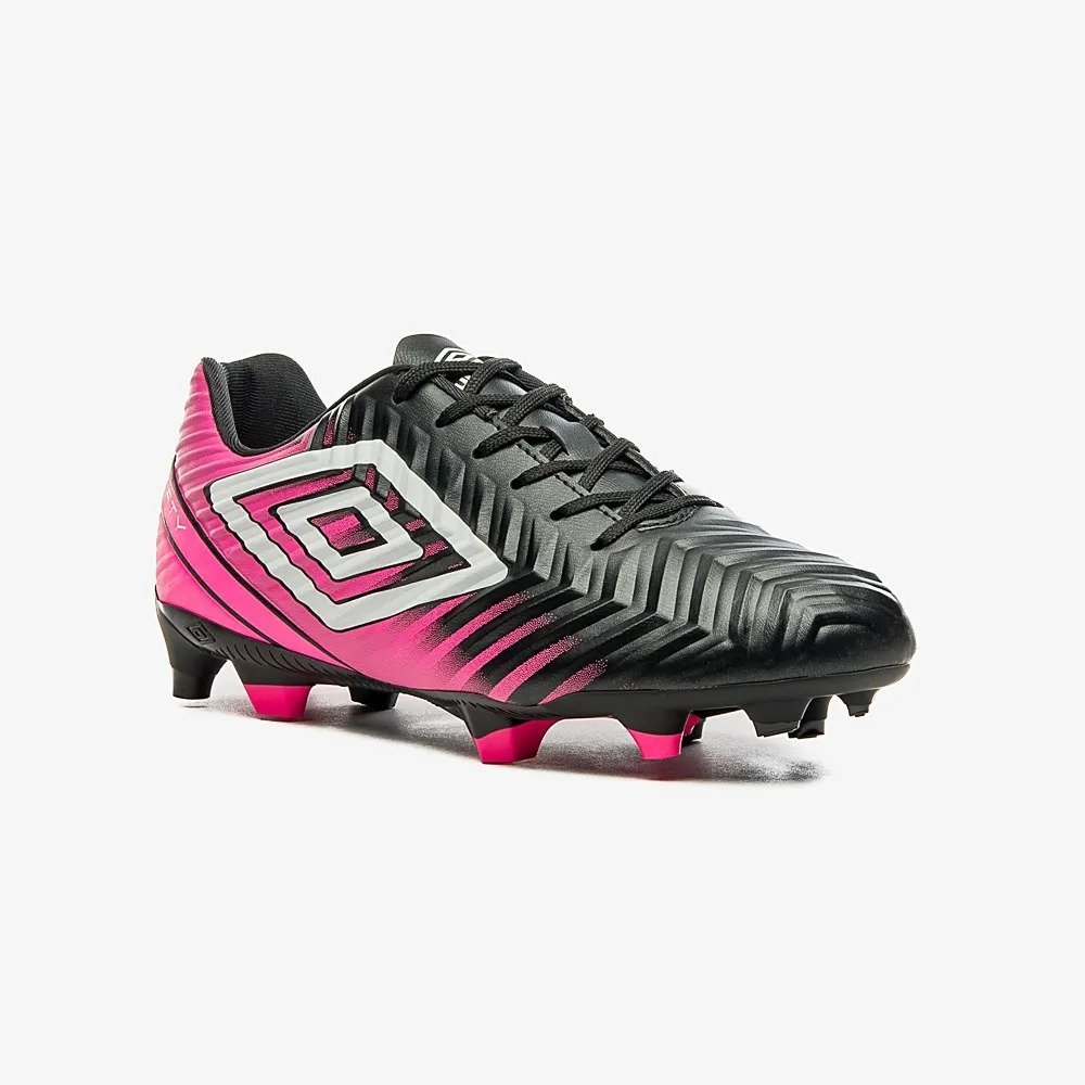 Chuteira Umbro Fifty V Masculino Preto/Rosa 2