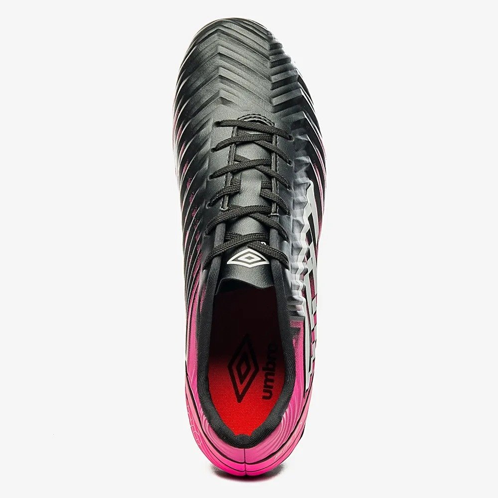 Chuteira Umbro Fifty V Masculino Preto/Rosa 4