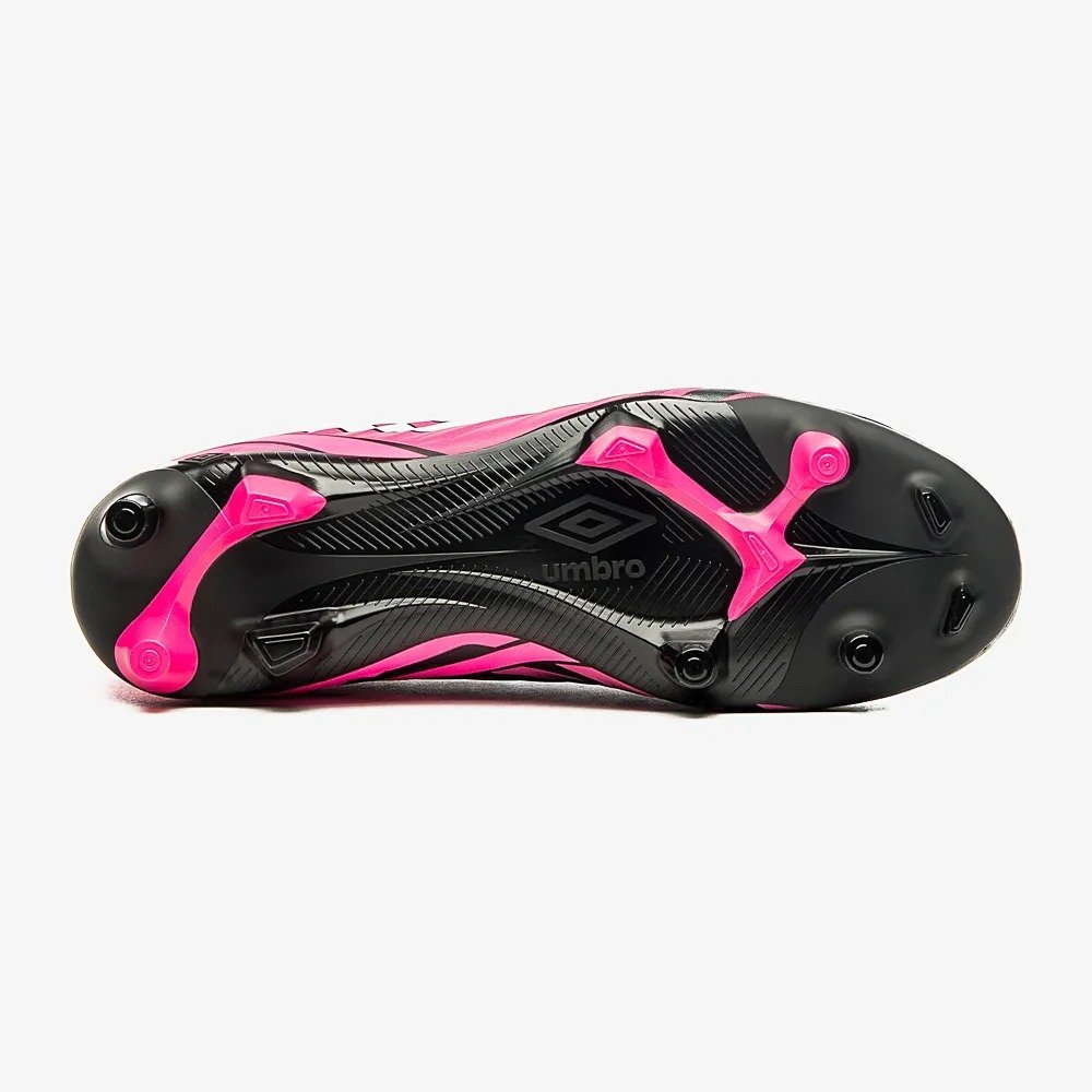 Chuteira Umbro Fifty V Masculino Preto/Rosa 5