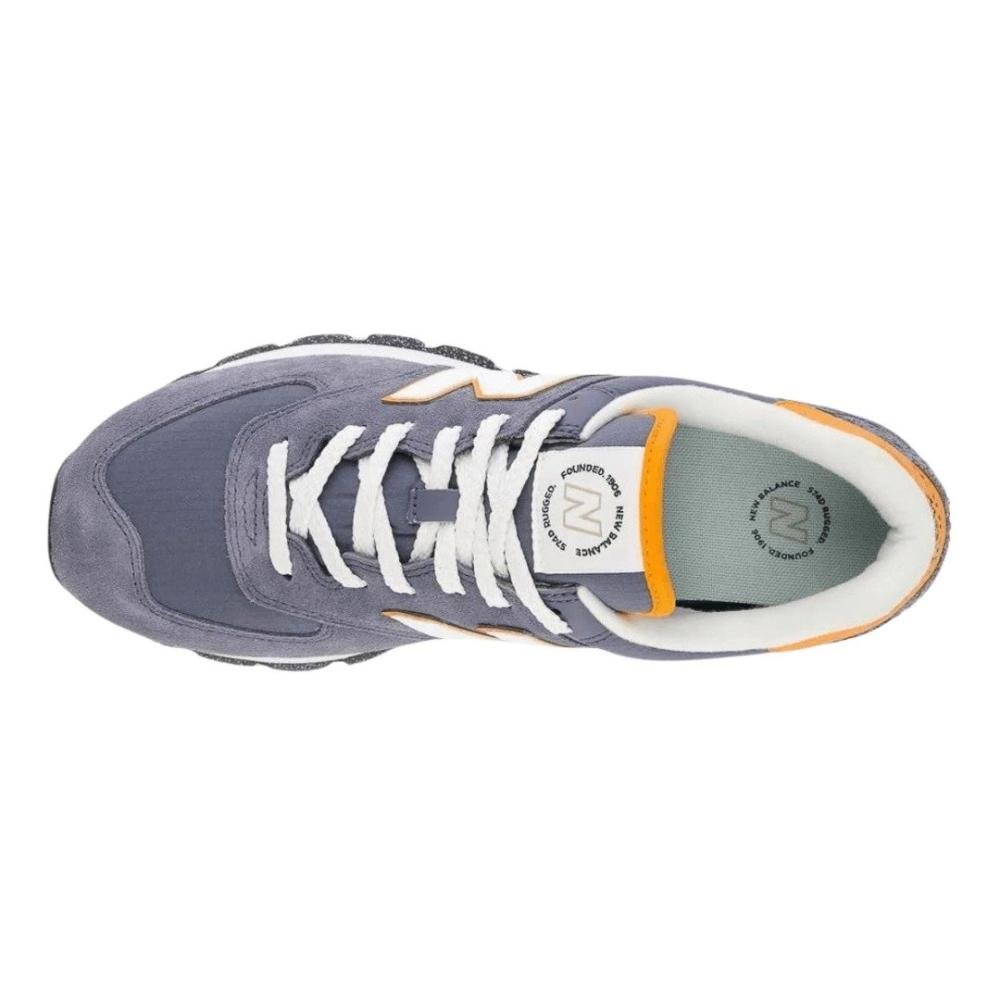Tenis New Balance 574 Rugged Cinza 5
