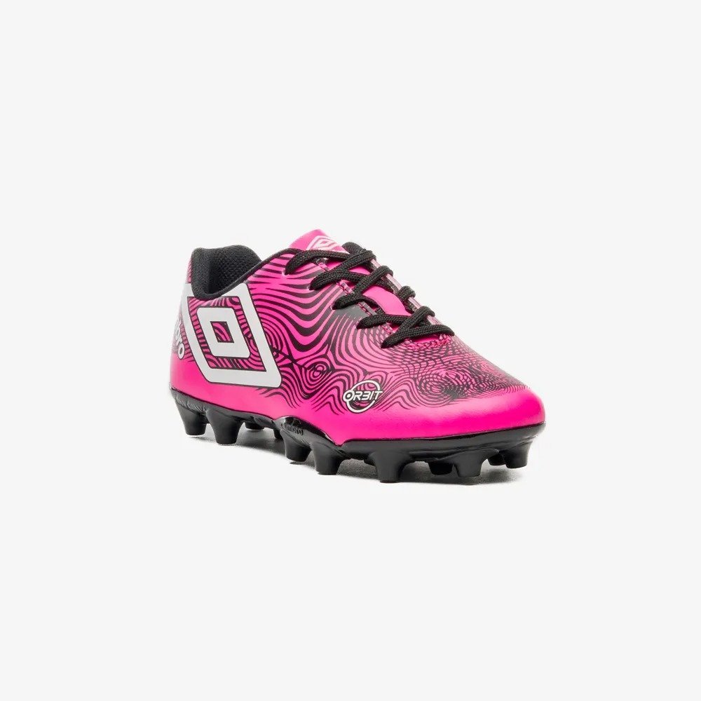 Chuteira Umbro Orbit Jr Juvenil Rosa 2