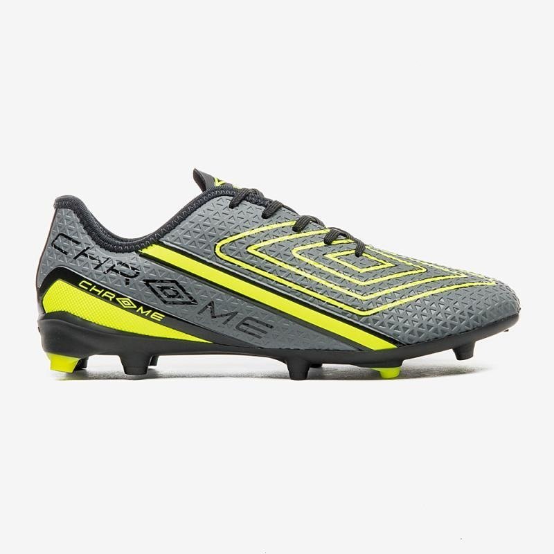 Chuteira Campo Umbro Chrome Cinza 3