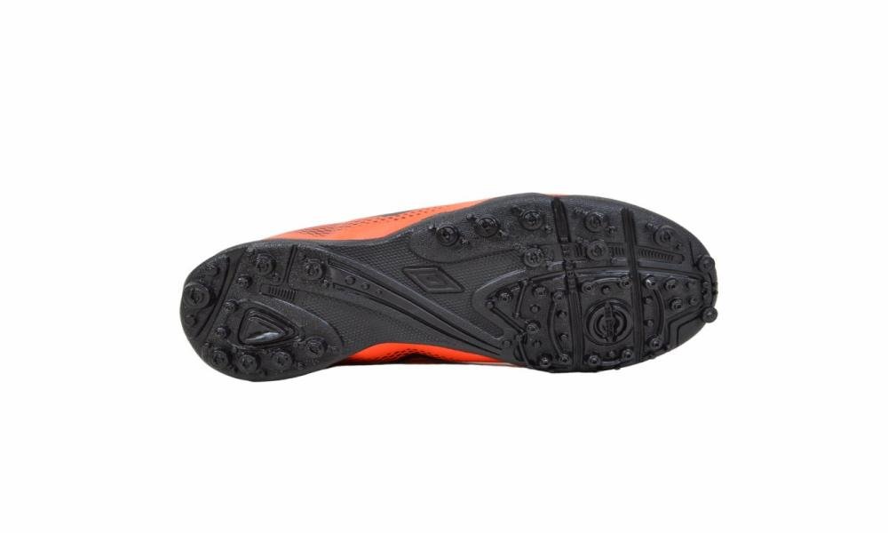 Chuteira Society Umbro Game Juvenil Coral/Preto 3