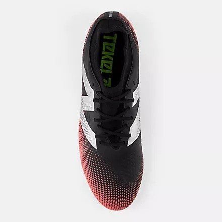 Chuteira New Balance Tekela Magique V4 Preto/Vermelho 4