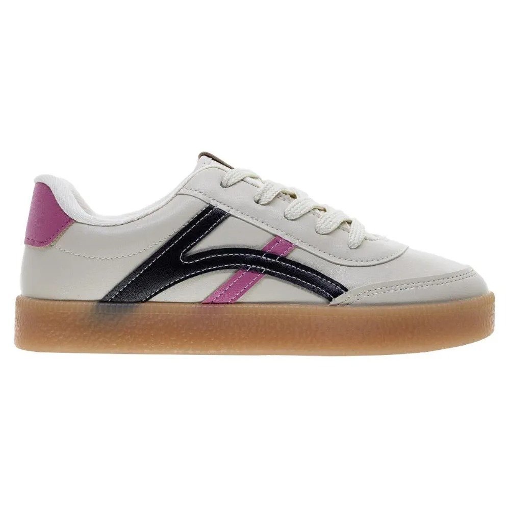 Tenis Molekinha 2582.103.101768 Bege/Rosa 2