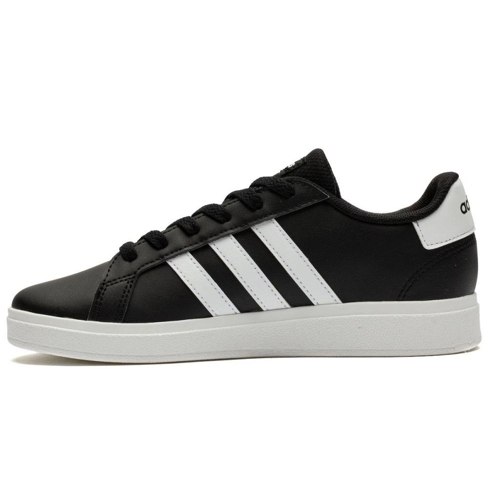 Tenis Adidas Grand Court 2.0 Infantil Preto/Branco 3