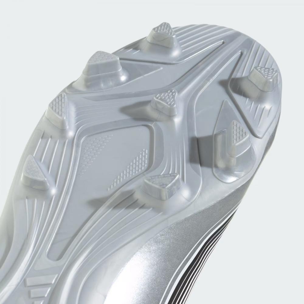 Chuteira Campo Adidas F50 Messi Club Branco/Prata 9