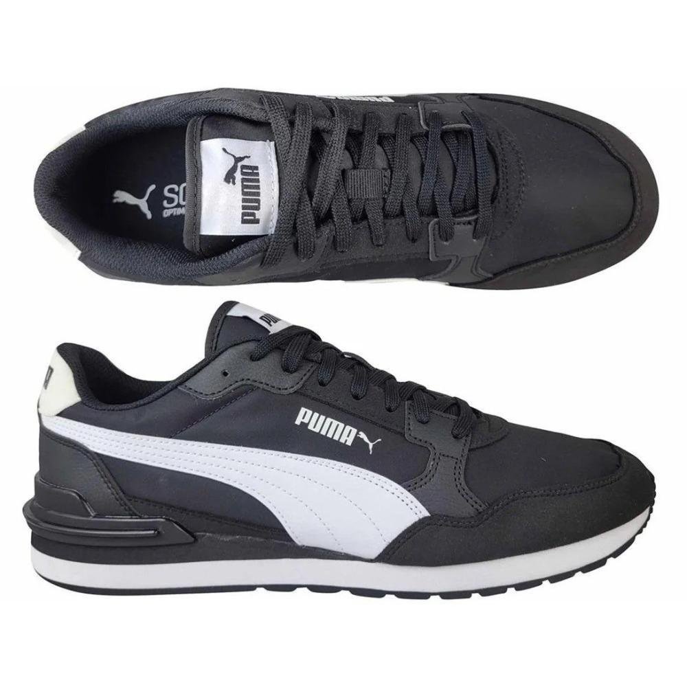 Tenis Puma St Runner V4 NL Preto/Branco 2