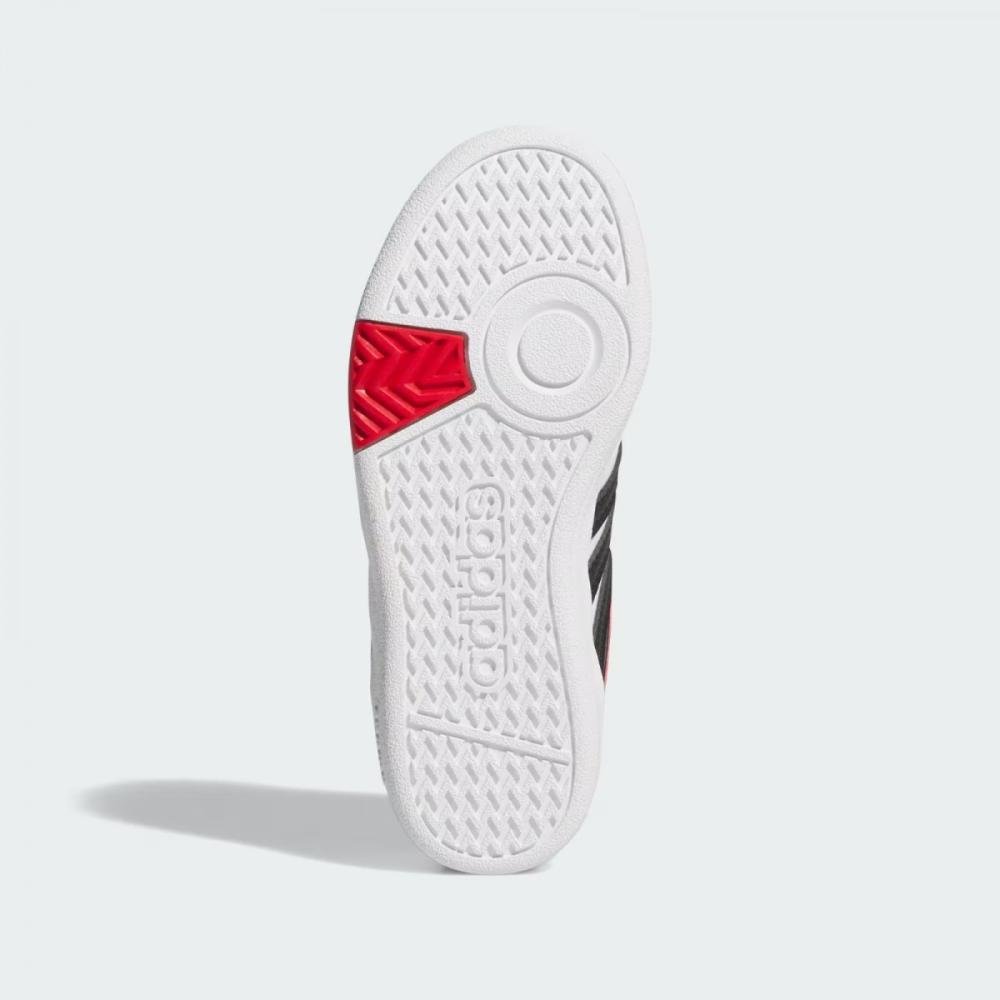Tenis Adidas Hoops 4.0 Cf C Juvenil Branco/Preto/Vermelho 5