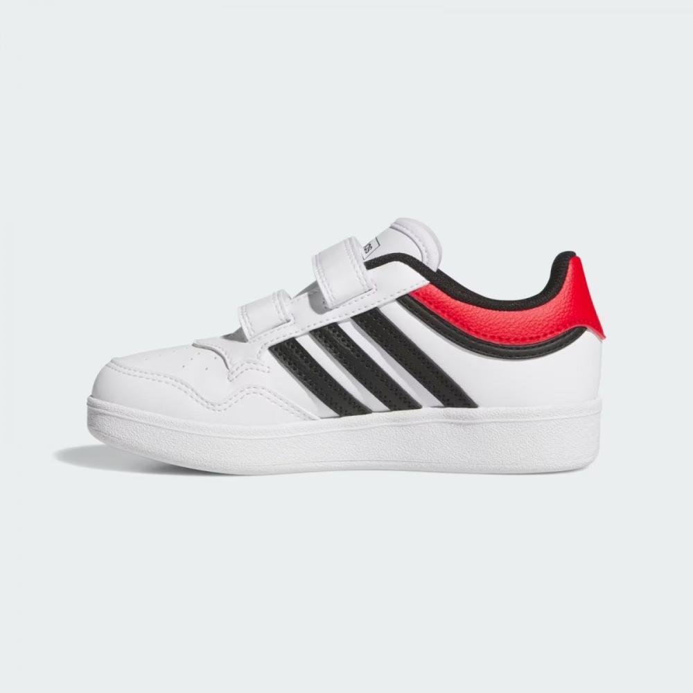 Tenis Adidas Hoops 4.0 Cf C Juvenil Branco/Preto/Vermelho 3