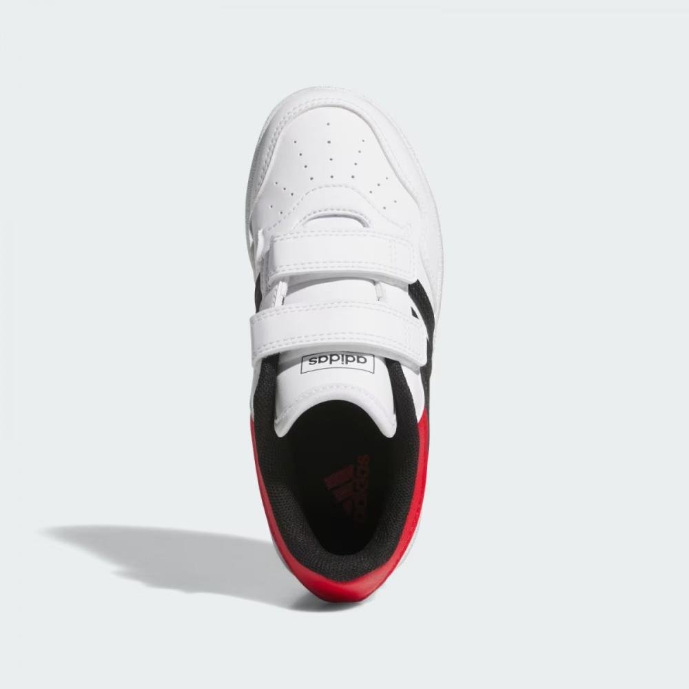 Tenis Adidas Hoops 4.0 Cf C Juvenil Branco/Preto/Vermelho 4