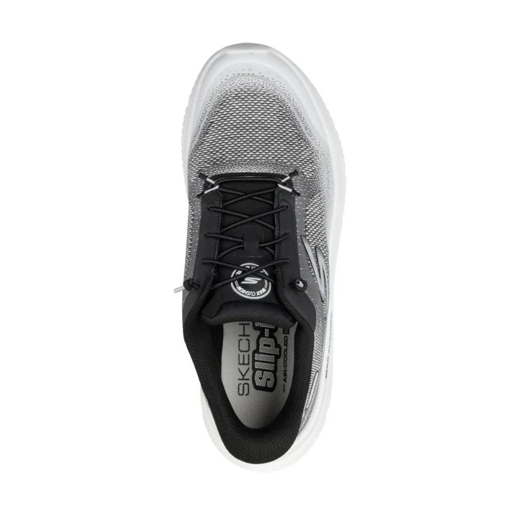 Tenis Skechers Go Walk Max Cushioning Hyper Burst Branco/Cinza 4