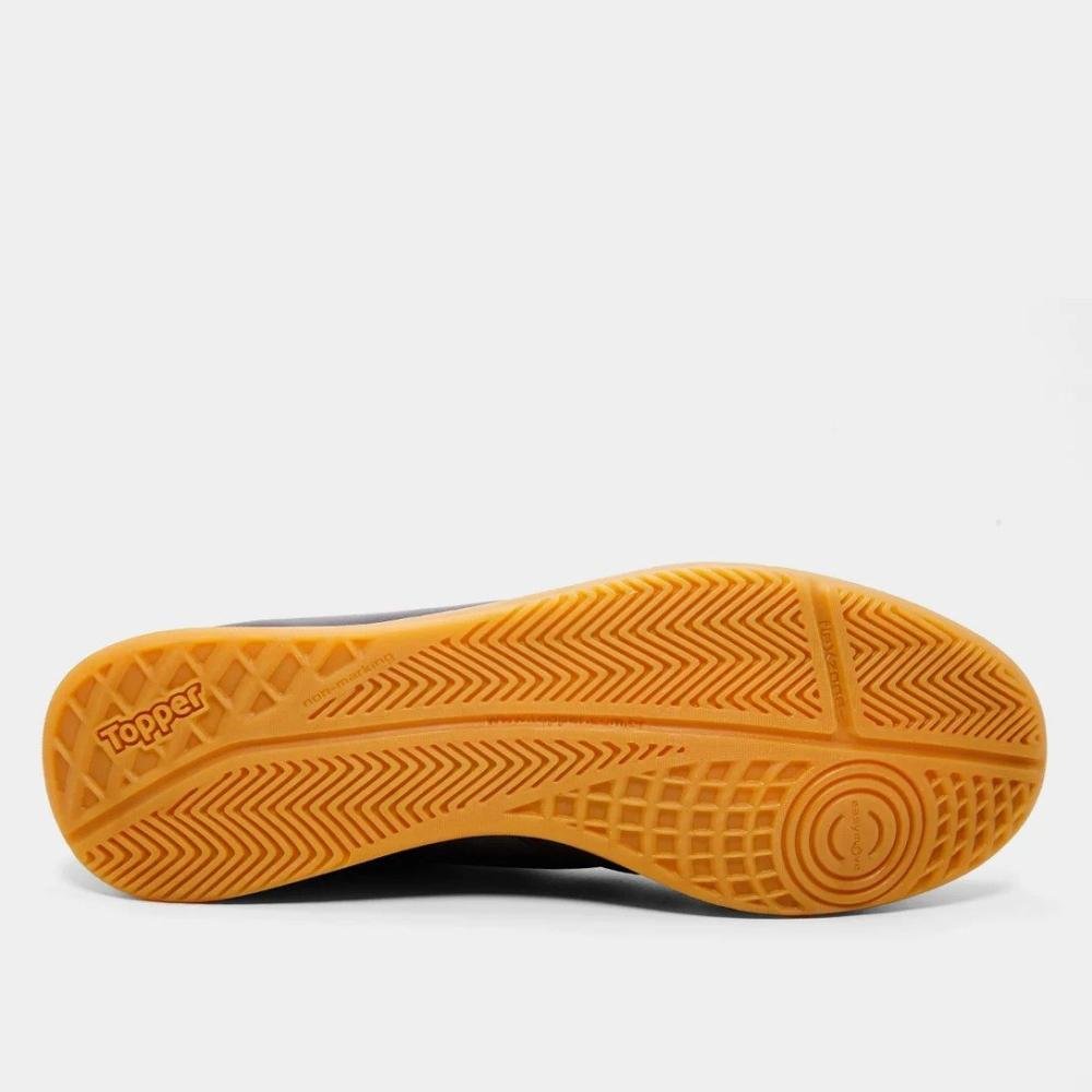 Chuteira Futsal Topper Cup Viii Infantil Preto/Branco 3