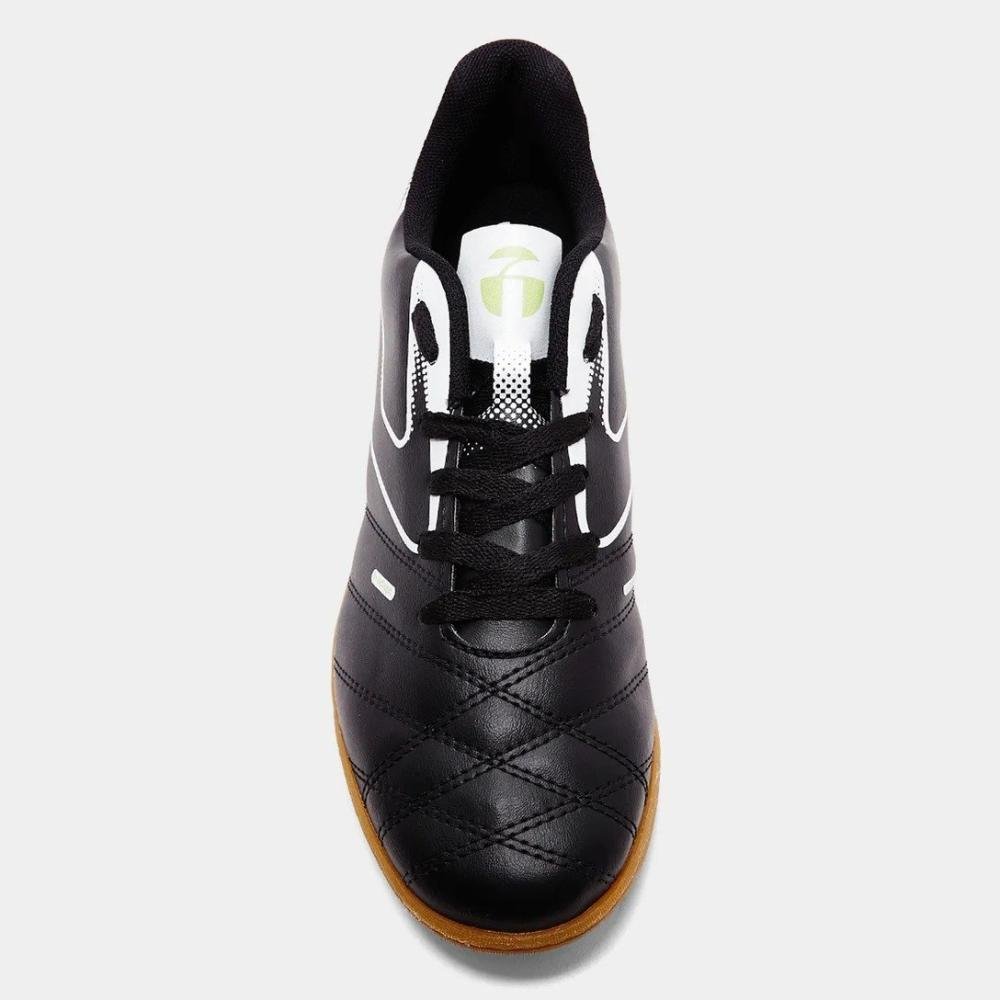 Chuteira Futsal Topper Cup Viii Infantil Preto/Branco 4