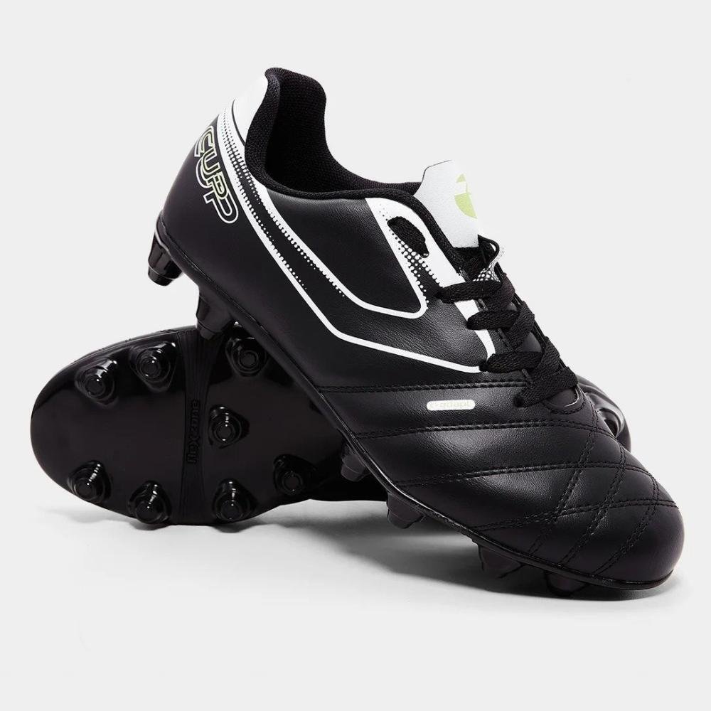 Chuteira Topper Cup Viii Infantil Preto/Branco 2