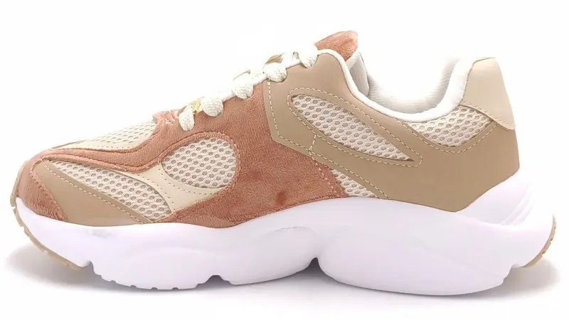 Tenis Vizzano 1440.110.104973 Bege/Marrom 4