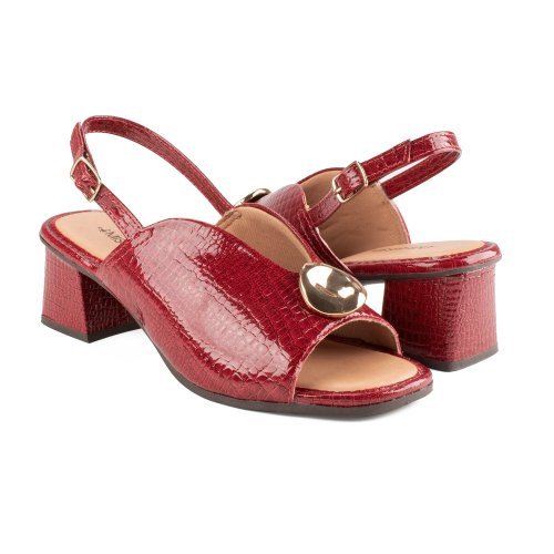 Sandalia Mississipi Mf261 Vermelho 3