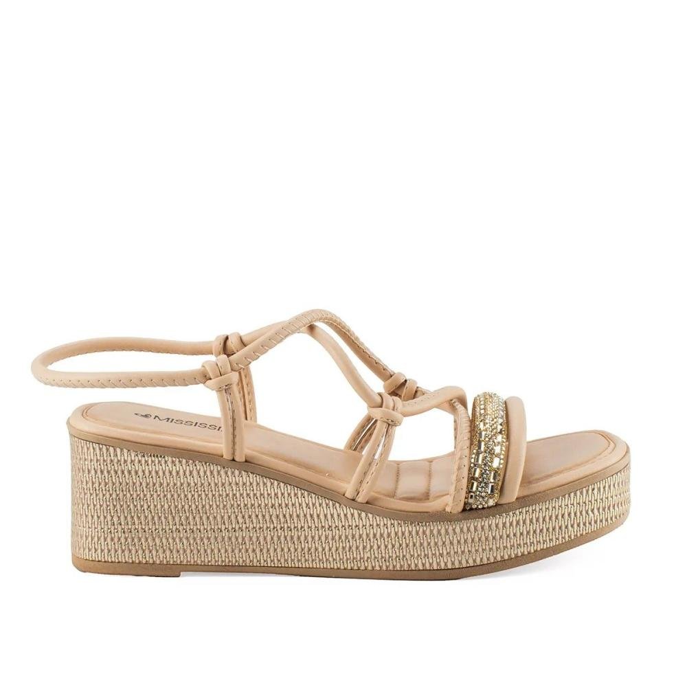 Sandalia Mississipi Me672 Bege 3
