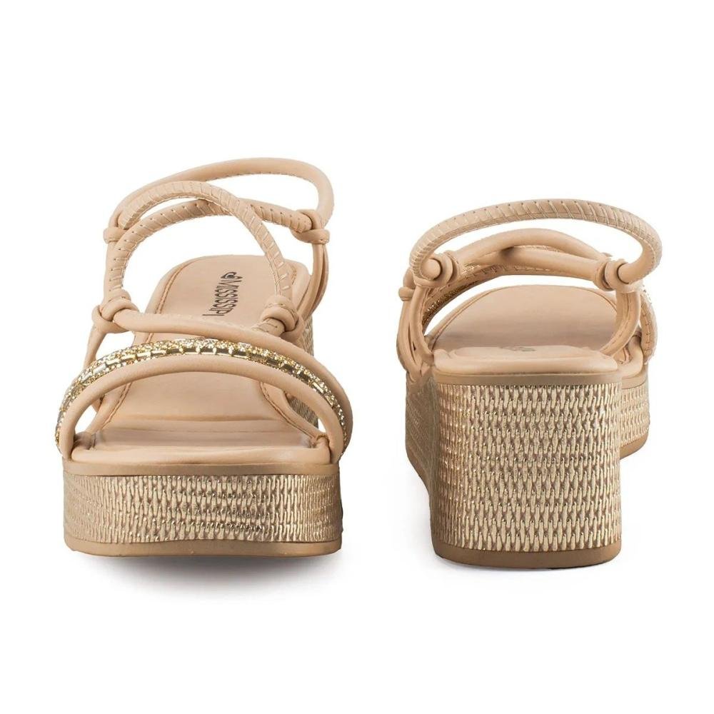Sandalia Mississipi Me672 Bege 5