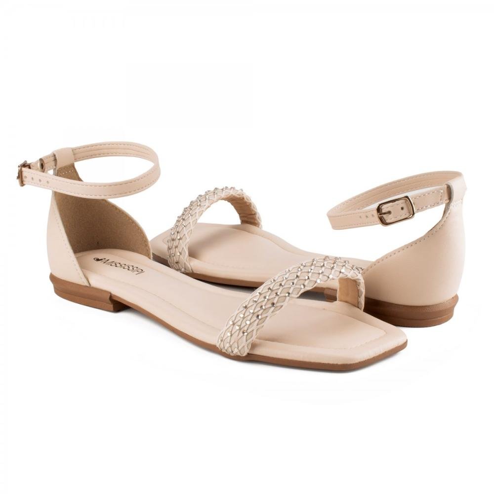Sandalia Mississipi Mf833 Bege 2