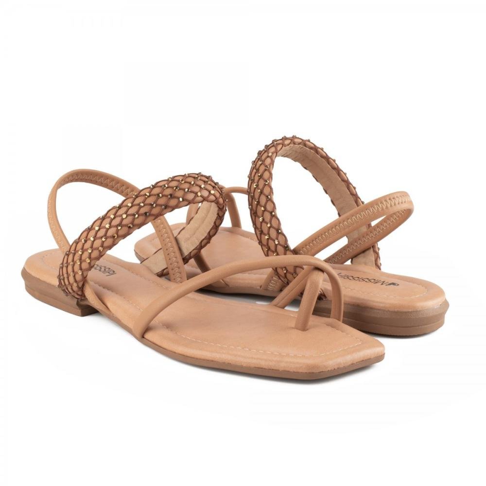 Sandalia Mississipi Mf832 Bege 3