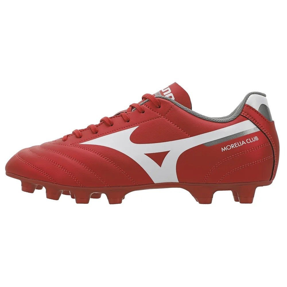 Chuteira Mizuno Campo Morelia Club Md Vermelho/Branco 6