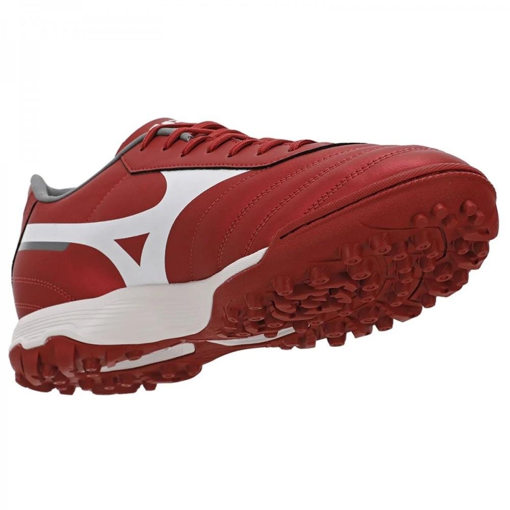 Chuteira Society Mizuno Morelia Classic As Vermelho/Branco 6