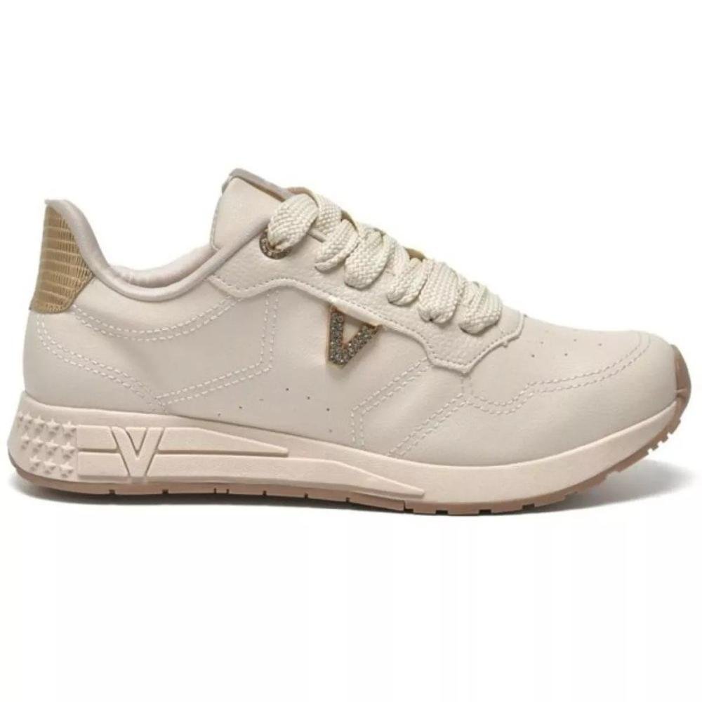 Tenis Via Marte 286-001-03 Feminino Bege 4