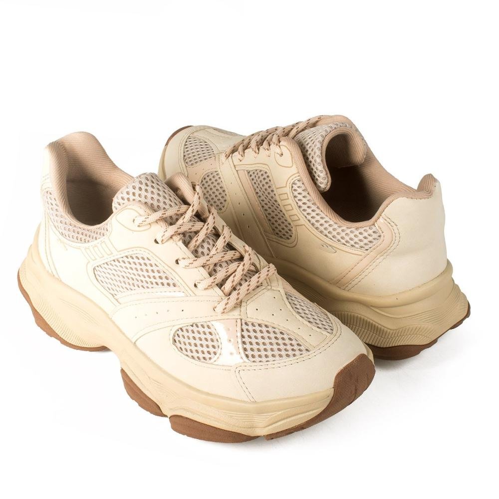 Tenis Dakota D0731 Feminino Bege 2
