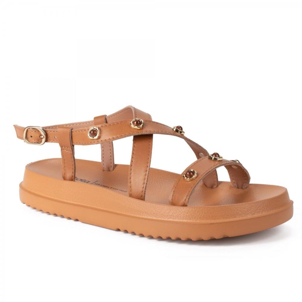 Sandalia Dakota Y9662 Feminino Camel 3