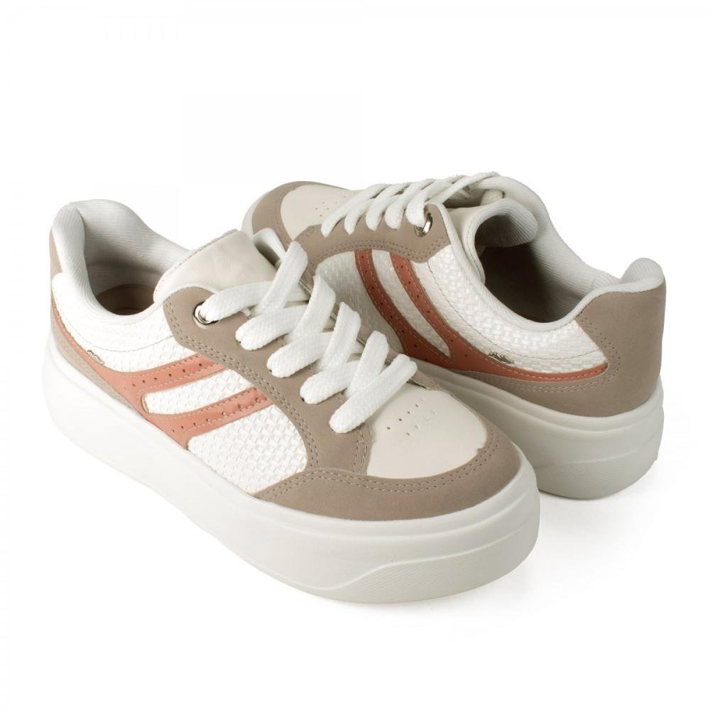 Tenis Dakota D0983 Branco/Bege 3
